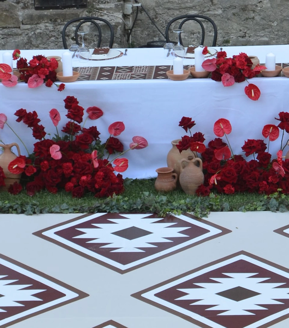 Albanian Motifs wedding design by TALI