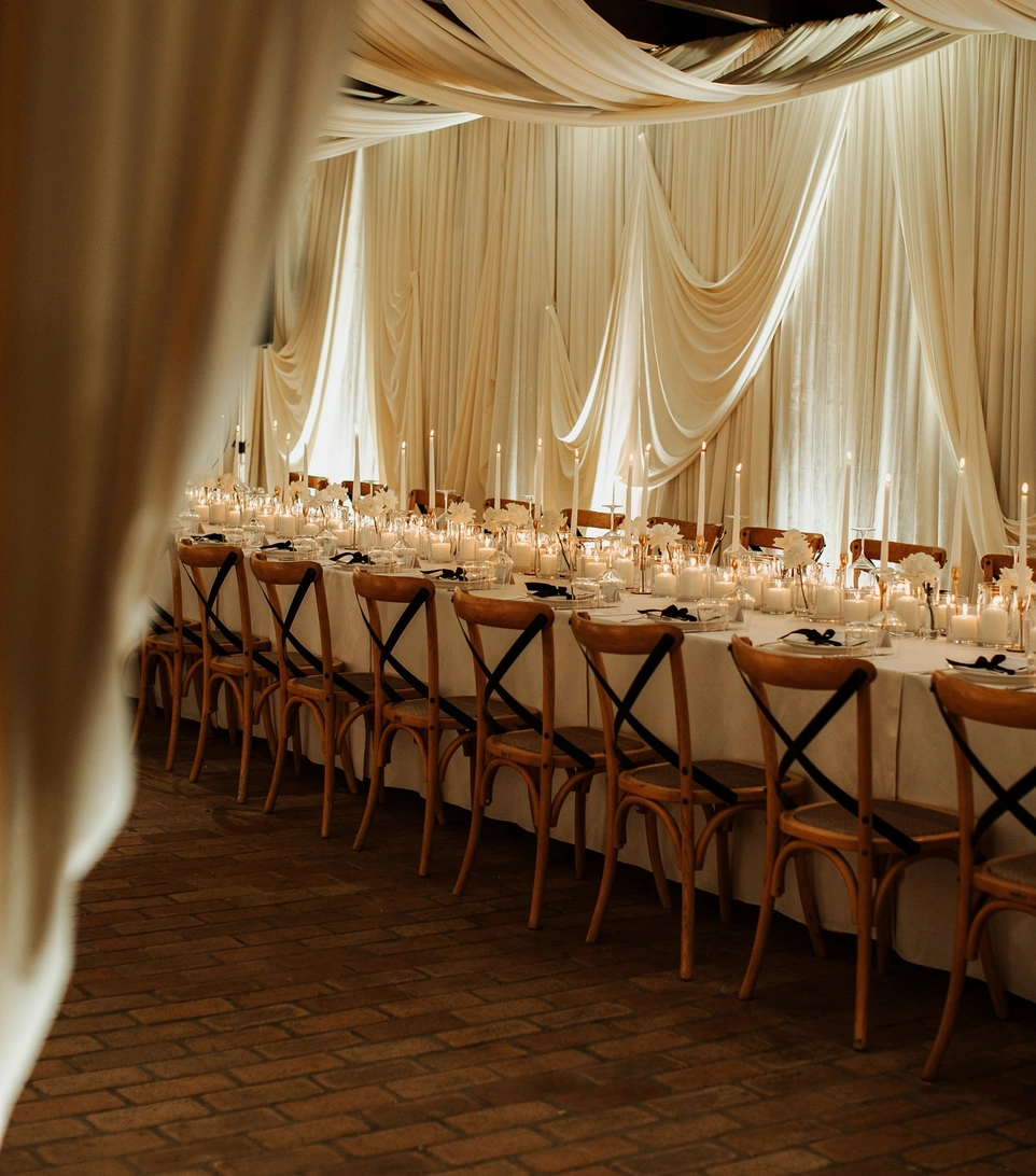 Drapery Inspired wedding design by TALI