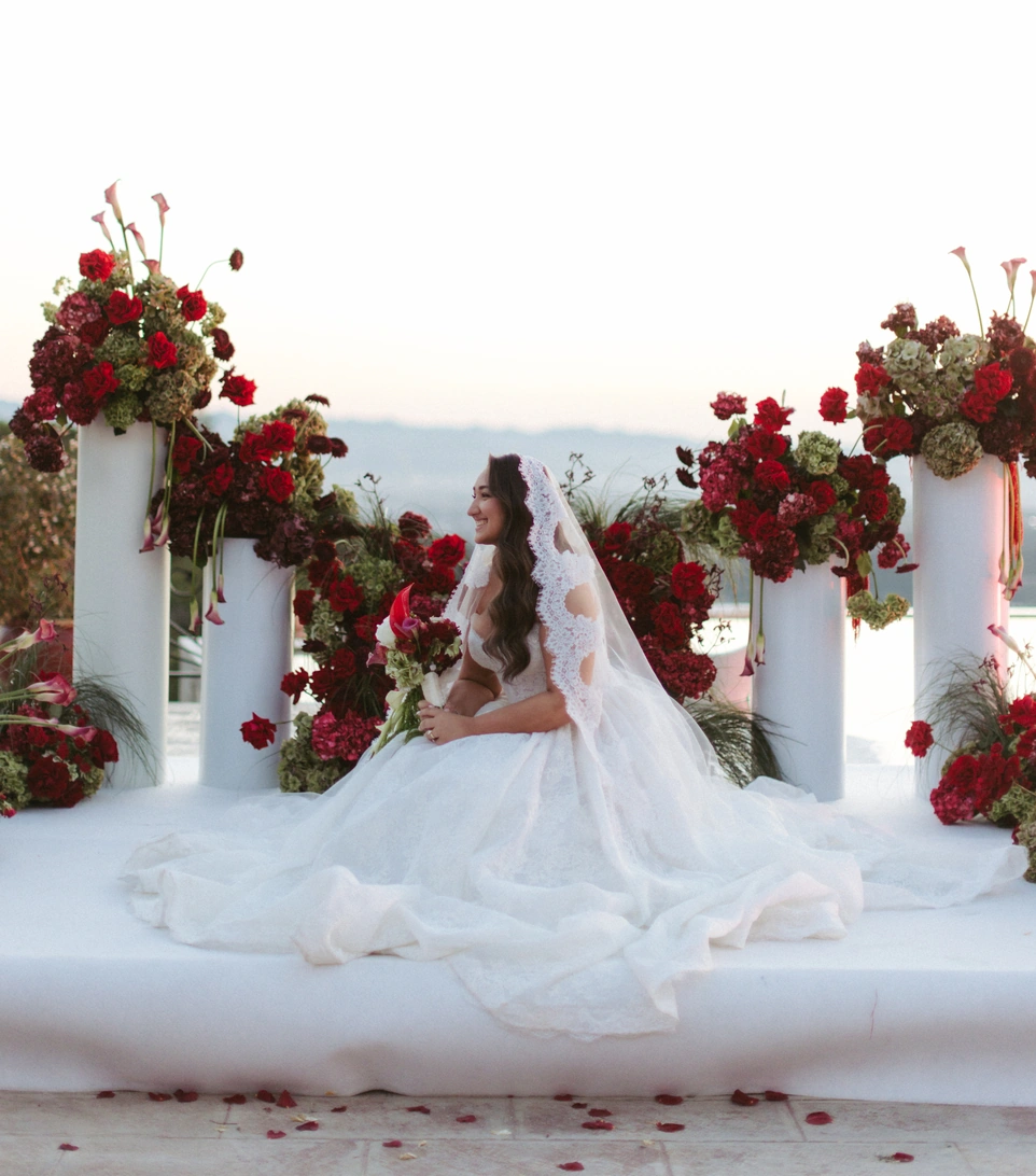 Scarlet Vows wedding design by TALI