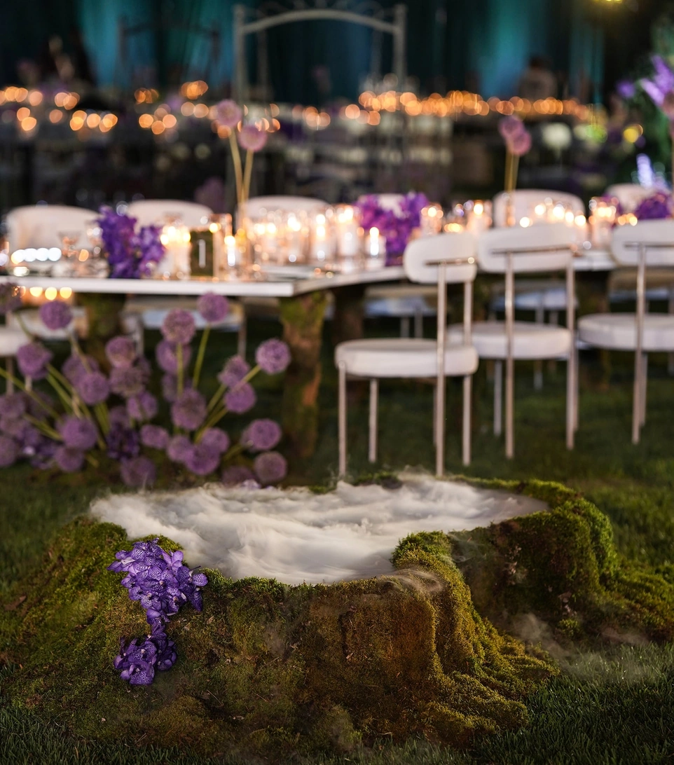 Velvet Wonderland wedding design by TALI