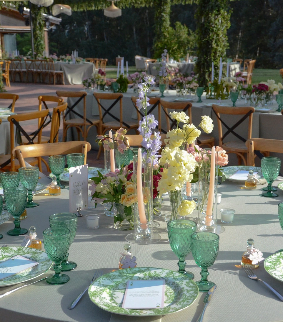 Whispering Garden wedding design by TALI